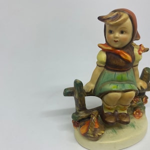 Vintage Goebel West Germany Just Resting Hand Painted Porcelain Hummel Figurine