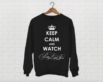 Womens Pretty little liars sweater black and white