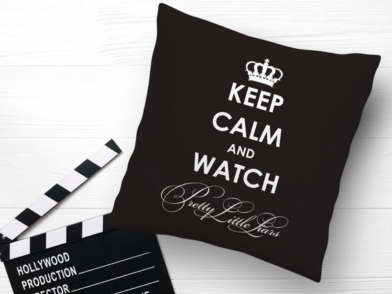 Pretty little liars Pillow 16 black and Pretty little liars Pillow 16 black and
