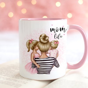 Personalized Cup Mom with Child Mother Daughter Mami Son Mother's Day Gift Coffee Cup