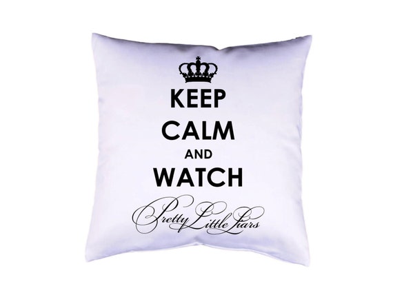Pretty little liars Pillow 16 cushion Pretty little liars Pillow 16 black and