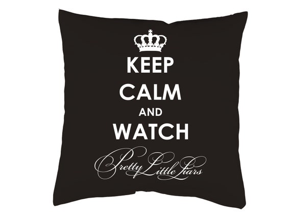 Pretty little liars Pillow 16 black and Pretty little liars Pillow 16 black and