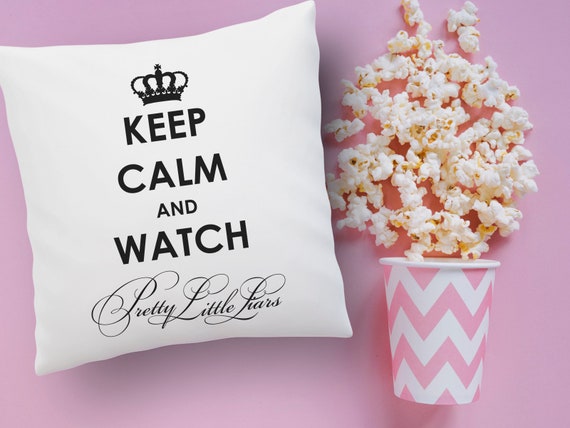Pretty little liars Pillow 16 cushion Pretty little liars Pillow 16 black and