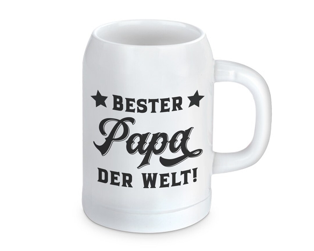 Beer Mug Best Dad in the World Mass Mug 0.5l Father's Day Gift Idea - Etsy