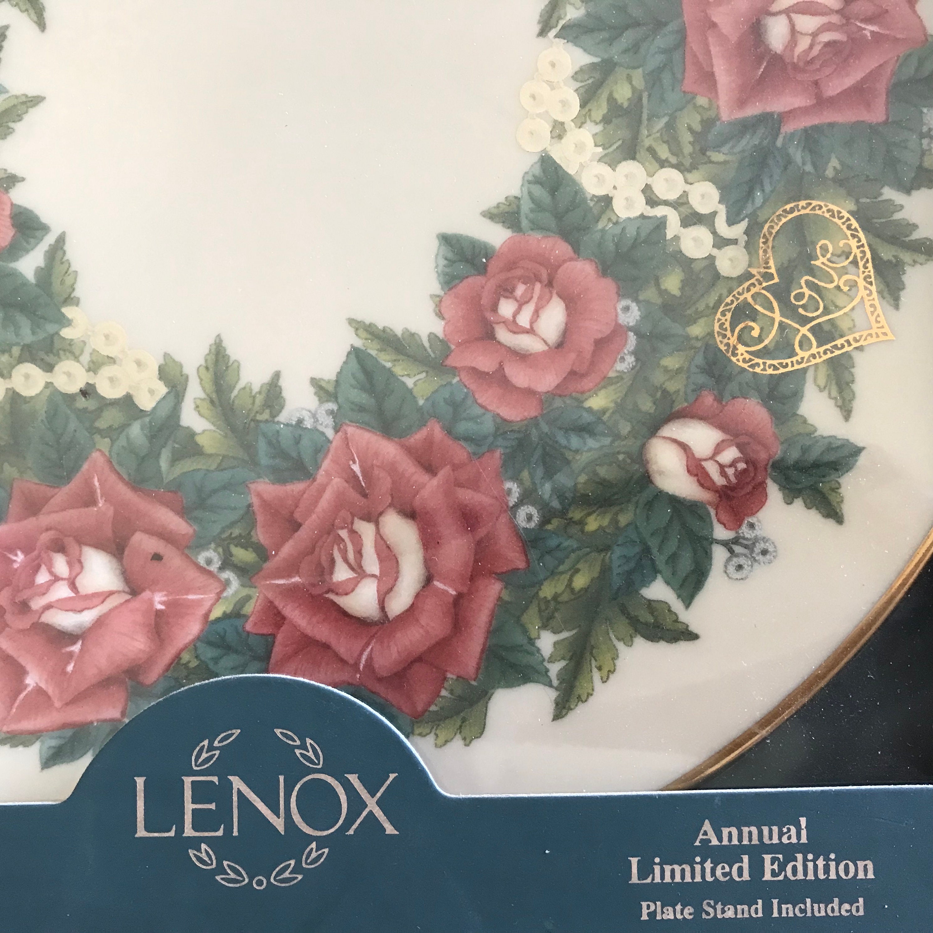 Lenox Sentiments of Roses Love Collector Plate Annual LE Etsy