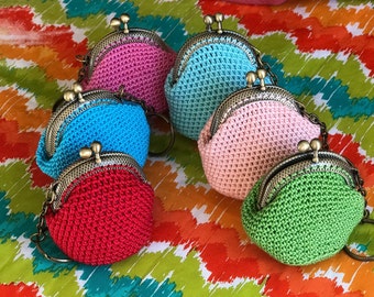 Crochet coin purse | Etsy