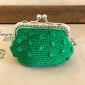 Handmade Crochet Purses Lined in Fabric