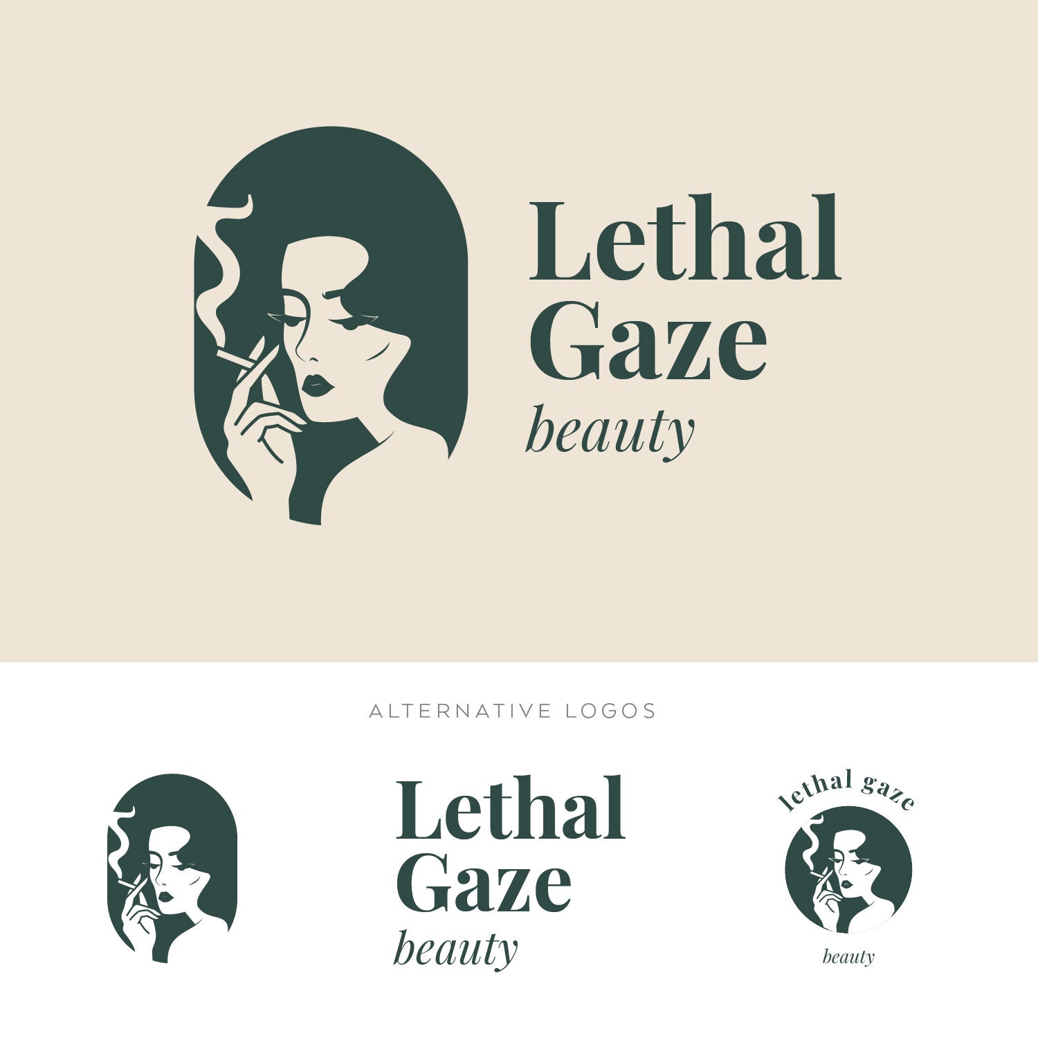Beauty Logo Design Makeup Artist Logo Branding Premade Etsy