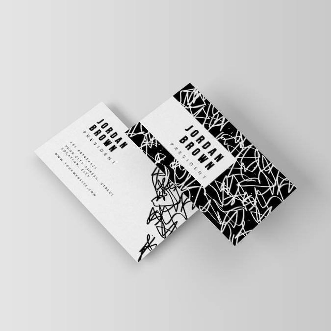 black-and-white-calling-card-for-your-business-etsy-canada