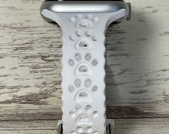Paw print watch band compatible with Apple watch, Watch band, Compatible with apple watch, gifts for her, light breathable, dog mom, cat mom