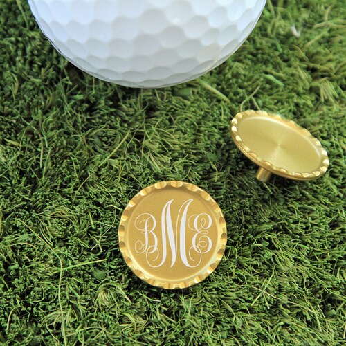 SET OF 4 Personalized Golf Ball Marker Golf Ball Marker Etsy Canada