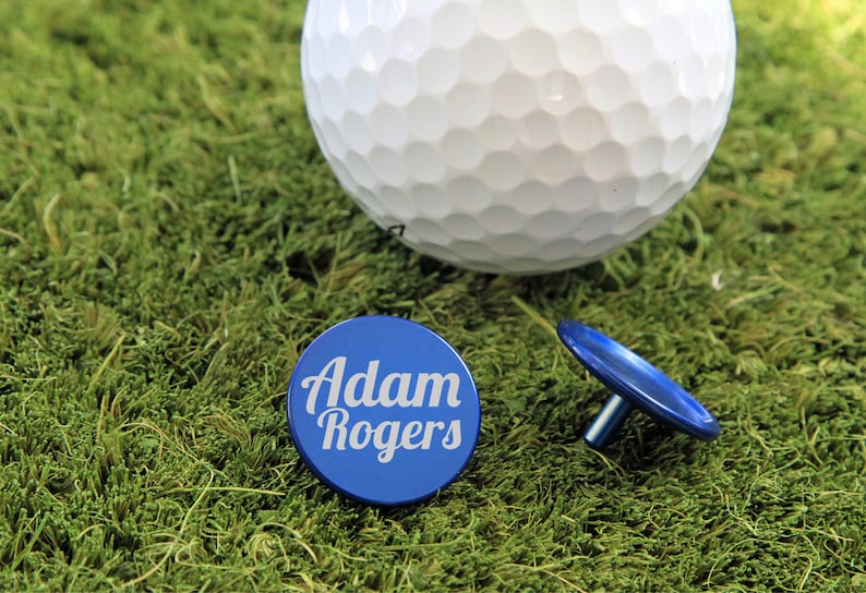 SET OF 6 Personalized Golf Ball Marker Golf Ball Marker Etsy Canada