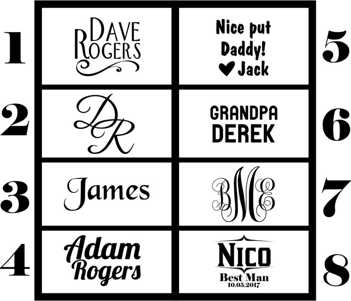 SET OF 4 Personalized Golf Ball Marker Golf Ball Marker Etsy Canada