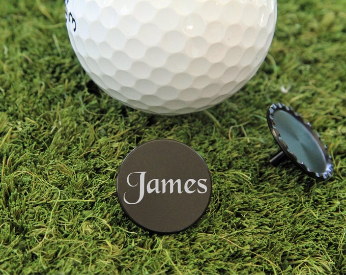 SET OF 6, Personalized Golf Ball Marker, Golf Ball Marker, Ball Marker, Golf Gift, Golf Gift for him, Gift for him, Fathers Day Gift