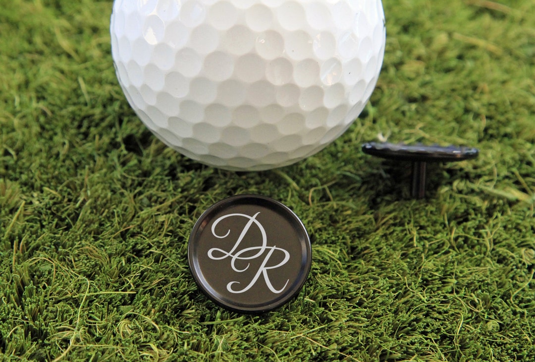 SET OF 4, Personalized Golf Ball Marker, Golf Ball Marker, Ball