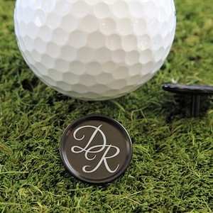 SET OF 4, Personalized Golf Ball Marker, Golf Ball Marker, Ball Marker, Golf Gift, Golf Gift for him, Gift for him, Fathers Day Gift
