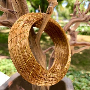 Pulsera ecológica vintage Golden Grass
