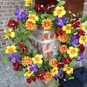 Flower Fields Wreath