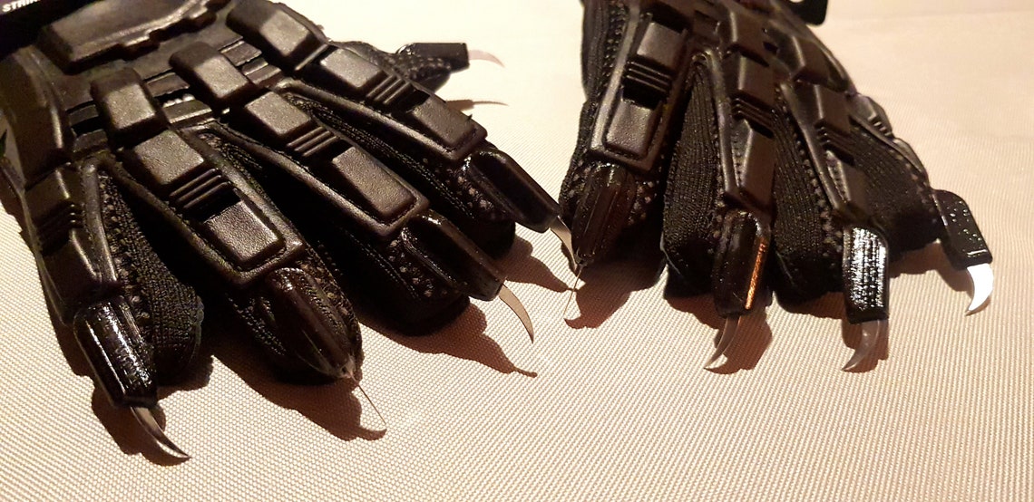 Black Panther Gloves Claws Sharp 2.0 Etsy