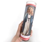 Dolly Parton Gift, Prayer Candle 9 to 5 What Would Dolly Do Fan Art Christmas Gift White elephant Secret Santa