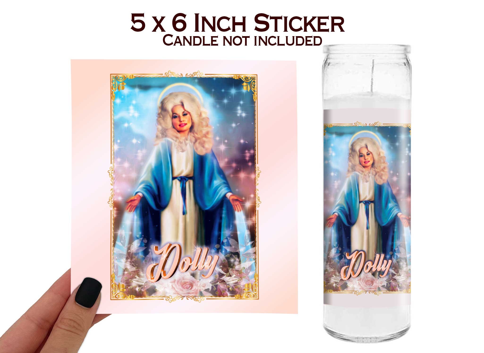 Prayer candle template
