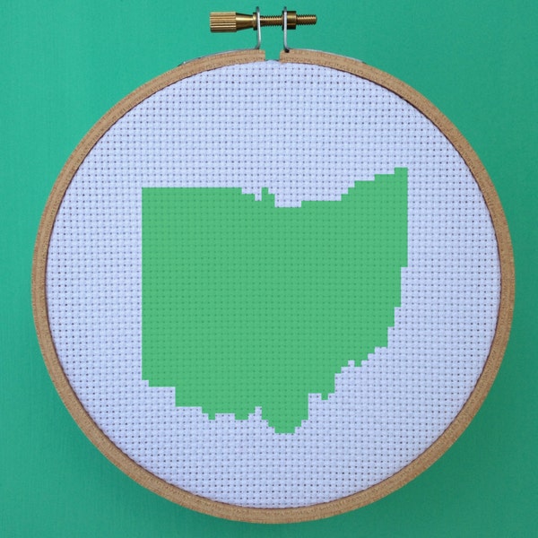 Ohio Cross Stitch Etsy