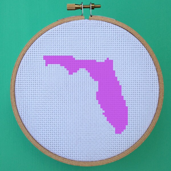 Florida Cross Stitch Etsy