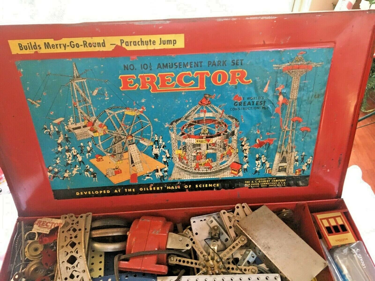 Meccano Erector Set Amusement Park 10-1/2 Vintage | Etsy