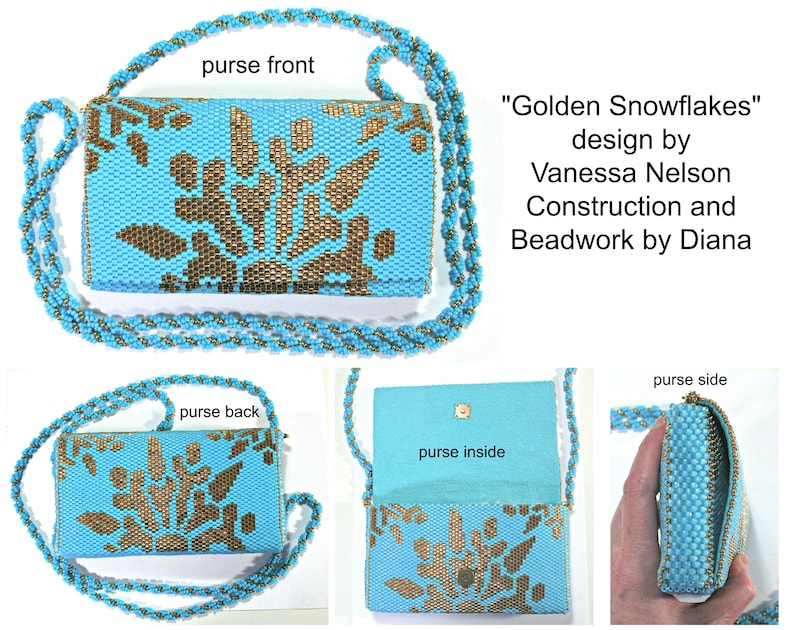 Beaded Purse Tutorial PDF Etsy