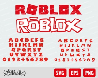 Roblox Font Etsy - transparent background roblox font