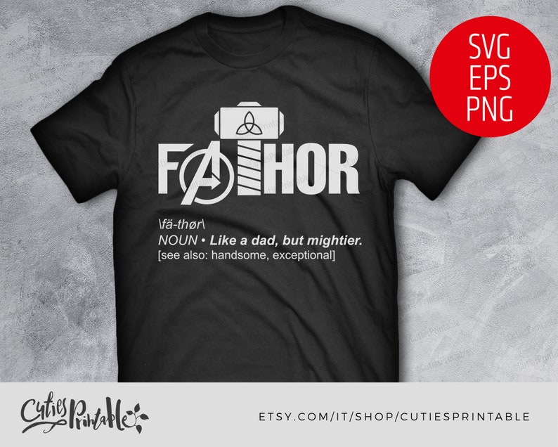 Download Fathor Avengers Endgame Inspired Father's Day SVG Shirt for | Etsy