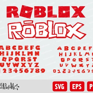 Roblox Alphabet Svg Roblox Font Svg Roblox Letter Roblox Etsy - letters p roblox