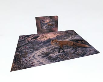 Mama Fox 1000 Piece Puzzle (19.25" x 28")