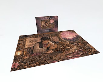 The Tinkerer and The Cart 1000 Piece Puzzle (19.25" x 28")