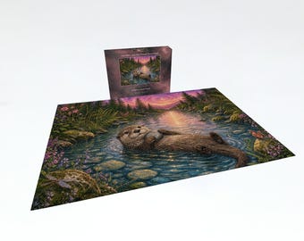 The Otter ... 1000 Piece Puzzle (19.25" x 28")