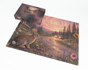 In Headlights 500 Piece Puzzle (24'' x 18'')