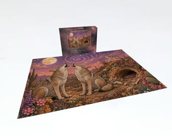 Coyote Camaraderie 1000 Piece Puzzle (19.25" x 28")