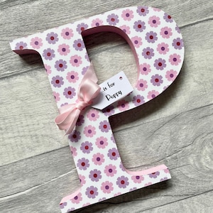 Wooden Letter - Personalised Wooden Letter - Initial Letter - Nursery&#39;s Decor - New Baby Gift - Children&#39;s Decor - Personalised Gift - Baby