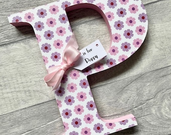 Wooden Letter - Personalised Wooden Letter - Initial Letter - Nursery's Decor - New Baby Gift - Children's Decor - Personalised Gift - Baby