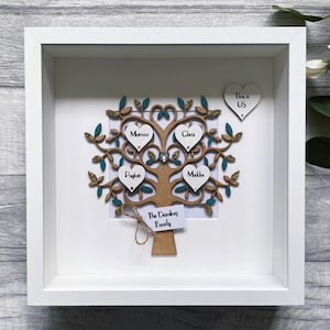 Family Tree Frame - Father’s Day - Gift for Her  - Wedding Gift - Personalised Gift - Anniversary - Family Gift - Gift for Him - Frame