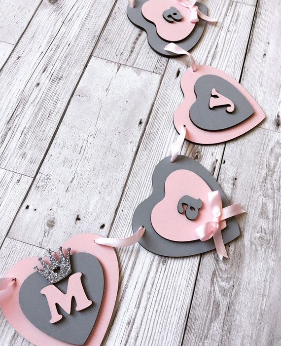 baby girl bunting for nursery