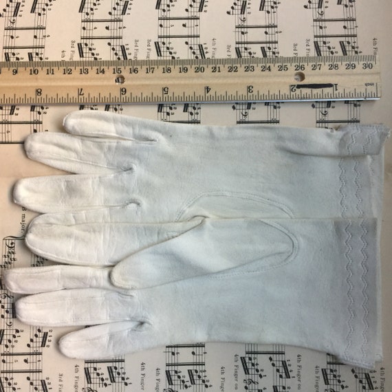 VINTAGE - Doeskin Gloves - 6 1/2 - SMALL - Boulto… - image 10