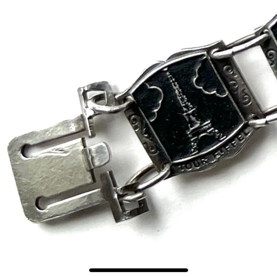 PARIS Souvenir Bracelet - SMALL - 6 inch - Silver… - image 6