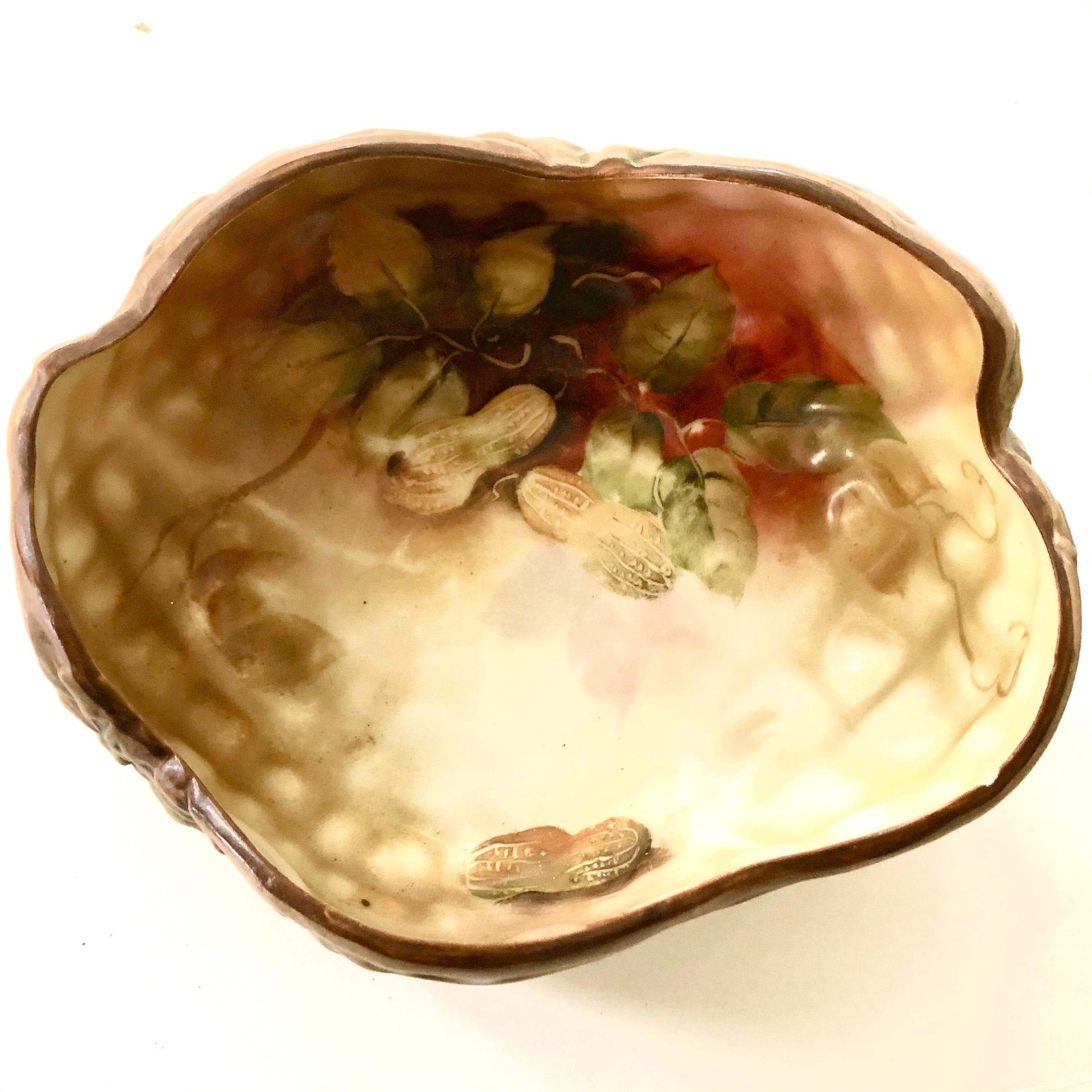 Nut Bowl SET Antique Noritake 19111921 HandPainted Etsy