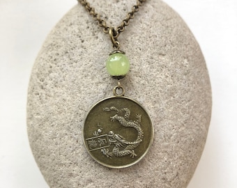 Year of the DRAGON 2024 - CHOOSE Your Stone - Chinese Zodiac - Lunar New Year - Dragon Gift - Dragon Amulet - Good Luck Dragon