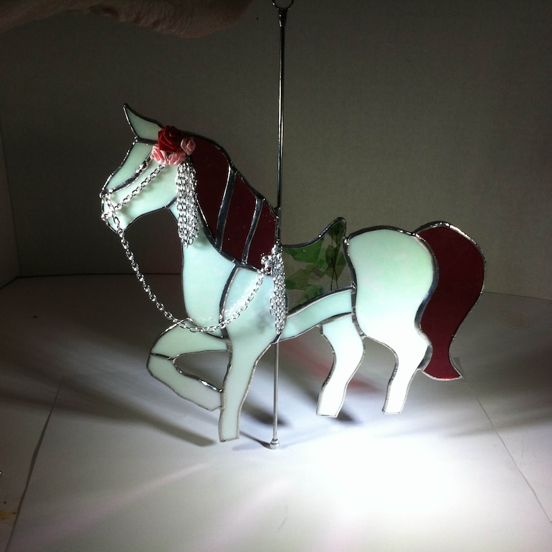 Sun Catcher Window Decoration Horse Lover/'s Delight Horse Pride HORSE Equestrian Gift Horse Sun Catcher Stained Glass