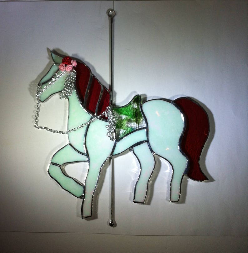 Sun Catcher Window Decoration Horse Lover/'s Delight Horse Pride HORSE Equestrian Gift Horse Sun Catcher Stained Glass