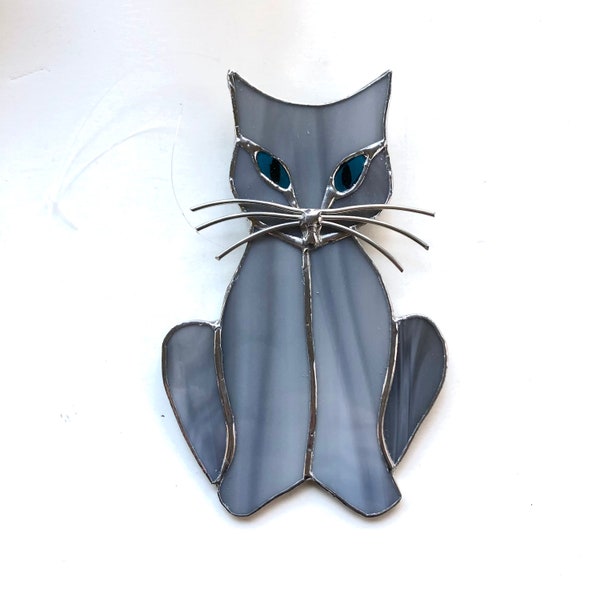 Stained Glass Cat - Etsy