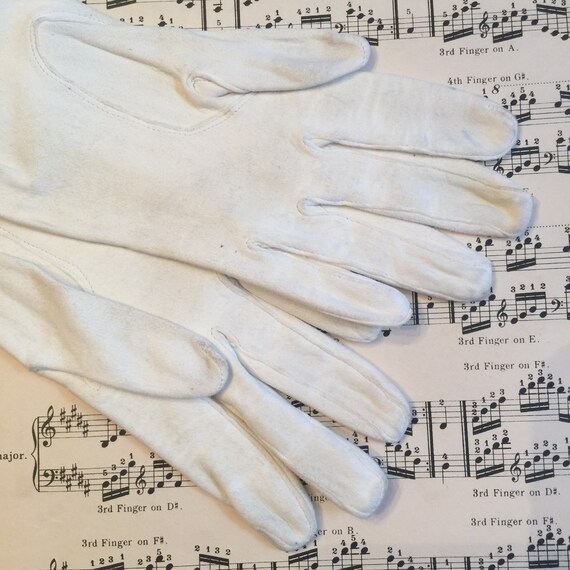 VINTAGE - Doeskin Gloves - 6 1/2 - SMALL - Boulto… - image 3