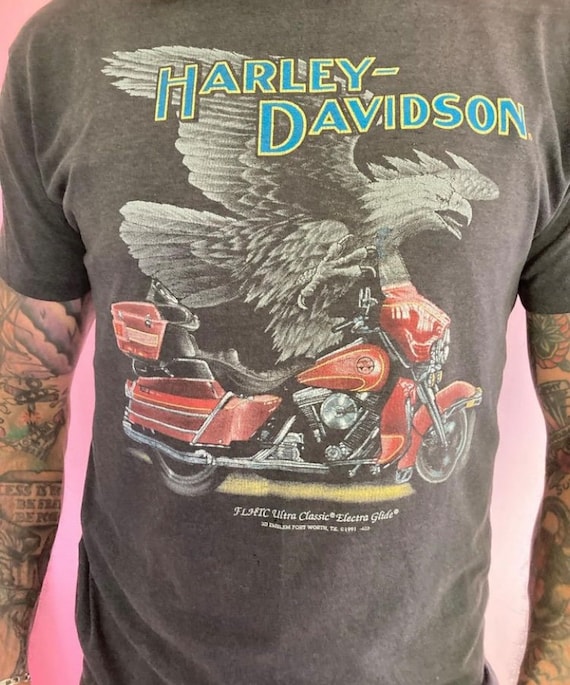 Vintage Harley Tee Ultra classic electric Glide H… - image 2